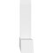 Ekena Millwork Portland Architectural Grade PVC Gable Bracket, 48"W x 18"H x 4"D x 4"F, 9/12 Pitch GBP048X18X0404POR00 - alternate 4